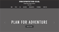 Desktop Screenshot of forceprotector.com